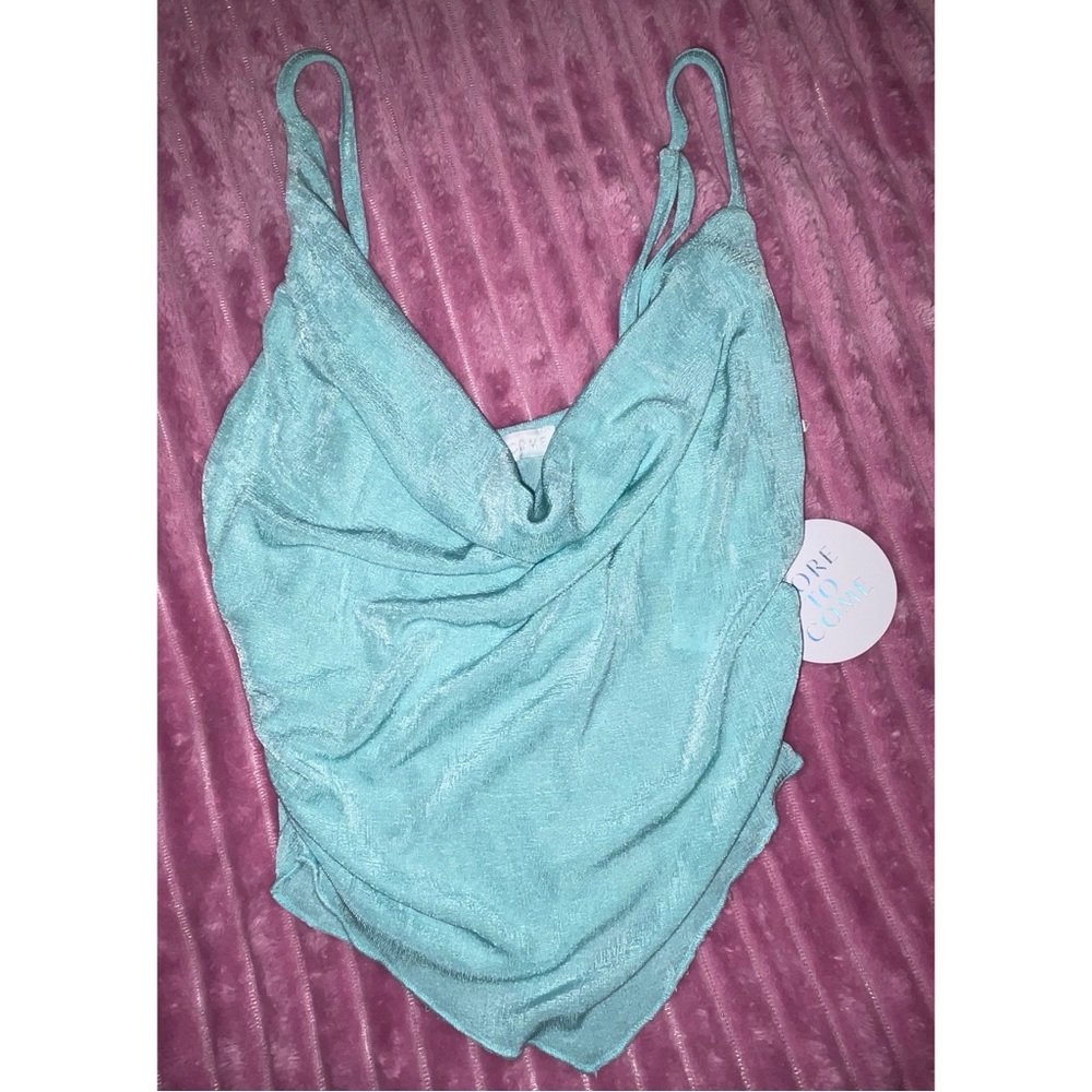 Cowl Neck Crop Top